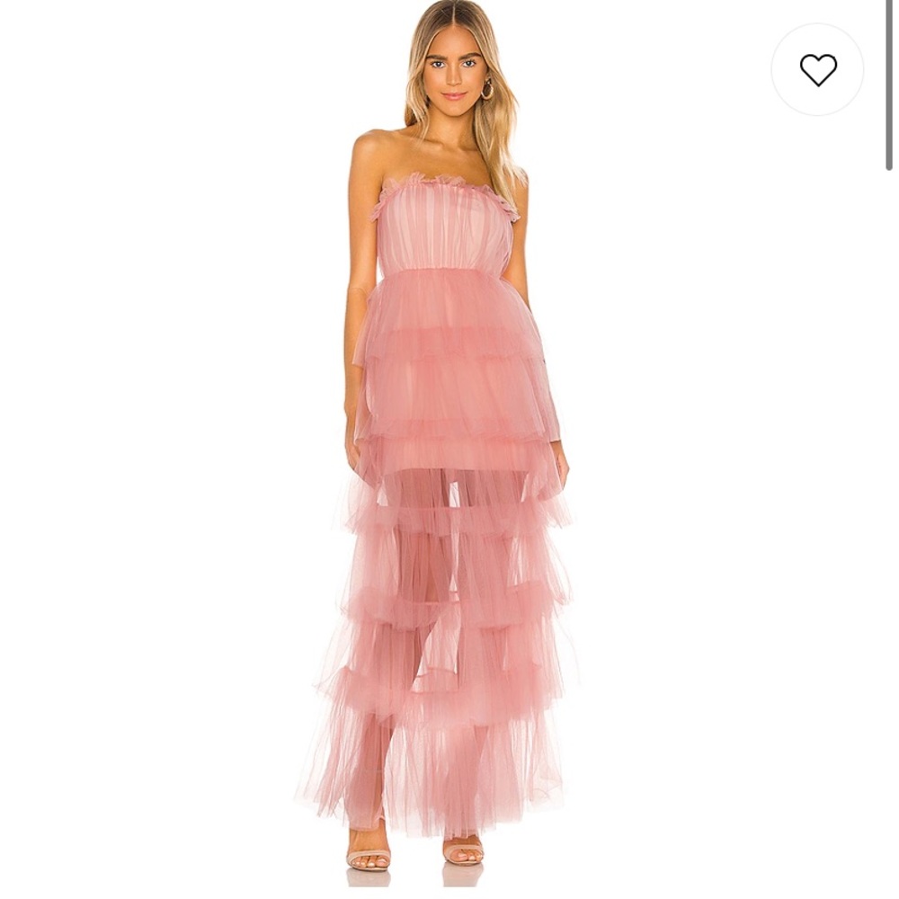 Bobbit gown in blush pink
